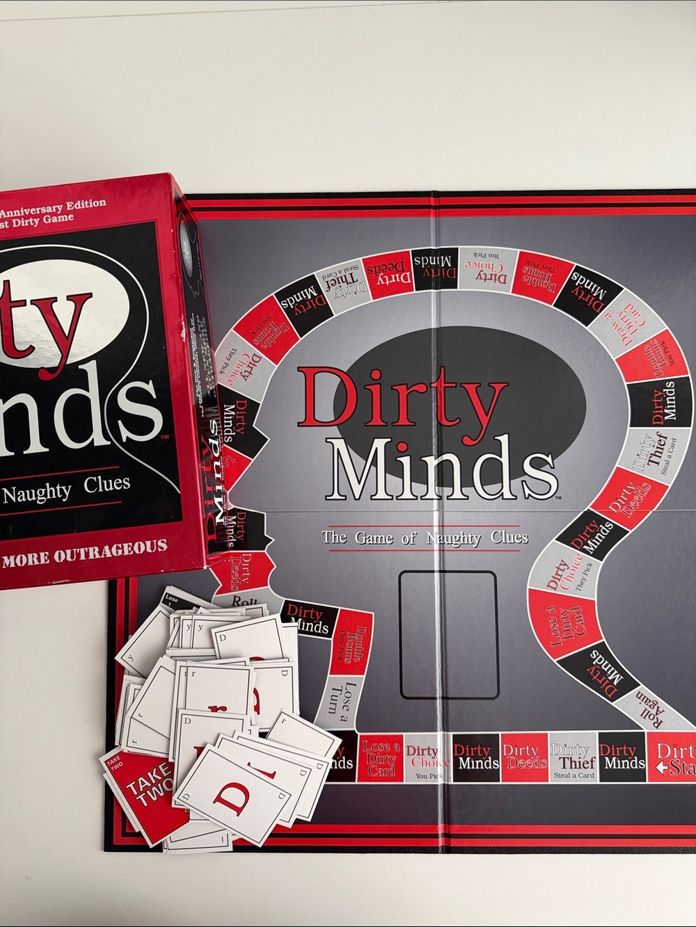 Dirty Minds Board Game - The Game of Naughty Clues Game - Adult Party Fun 17+